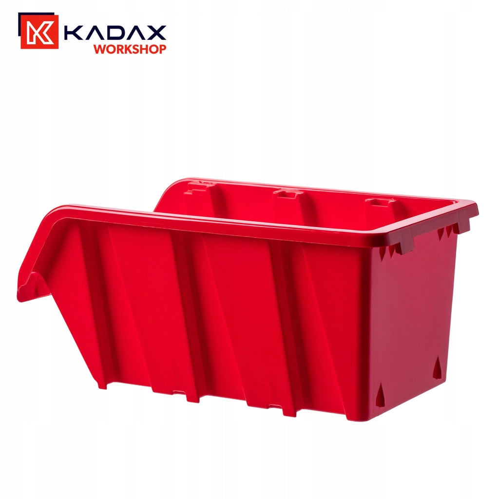 Set di 20 vassoi portaoggetti KADAX per officina, dimensioni 490x298 mm.