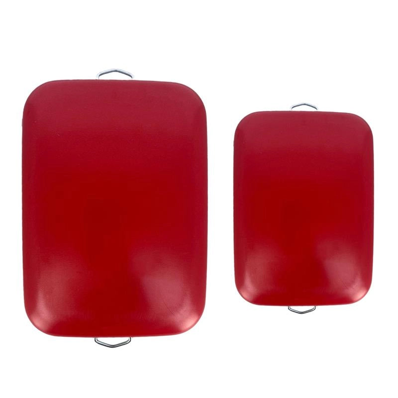 SET 2 ROSTIERE STRIKE RIVESTIMENTO ANTIADERENTE ANTIGRAFFIO IN ALLUMINIO CON MANICI  COLORE ROSSO 25/30 CM OKX