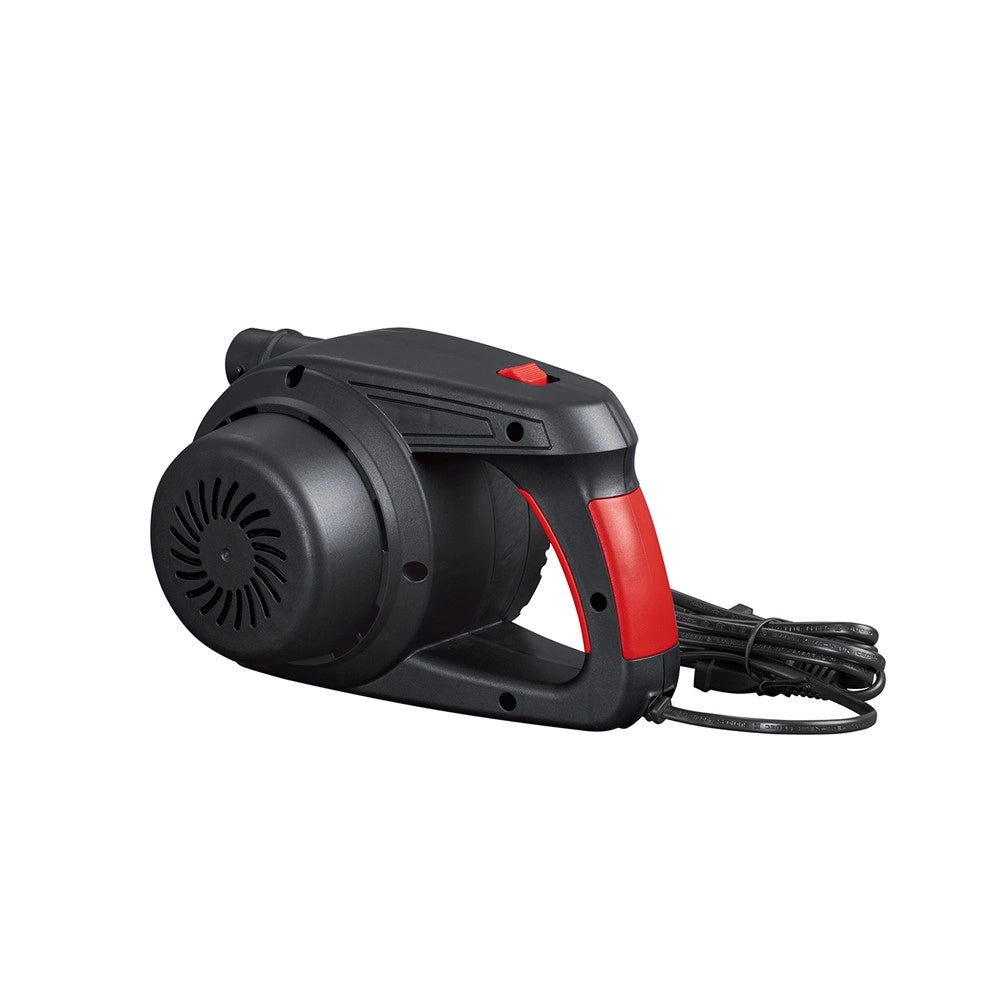 Trade Shop - Pompa Di Gonfiaggio Elettrica Powergrip 1.100 L/min Con Maniglia 3 Adattatori 62258 -