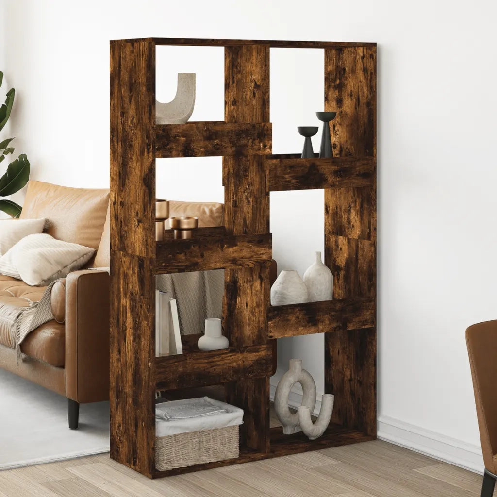 vidaXL Divisorio Rovere Fumo 100x33x155,5 cm in Truciolato