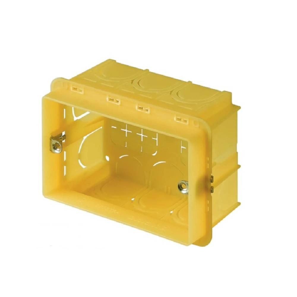 Trade Shop - Scatola Universale Di Derivazione Rettangolare Da Incasso 503 3 Moduli Posti -