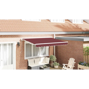 vidaXL Tenda Retrattile Borgogna 300x200 cm Tessuto
