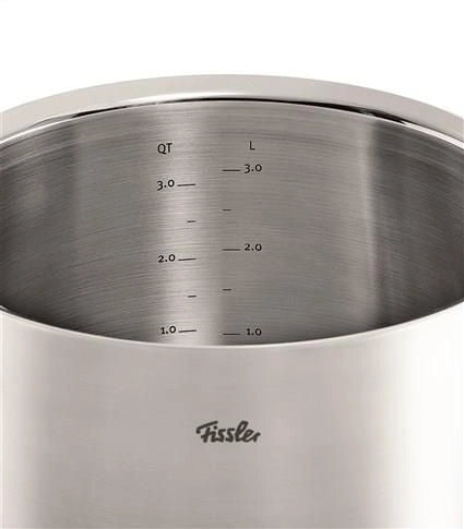 Fissler 084-128-16-000-0 Original-Profi Collection Pentola in Acciaio Inox 2.1 L Adatta a Tutti i Piani Cottura incluso Coperchio Metallico colore Argento