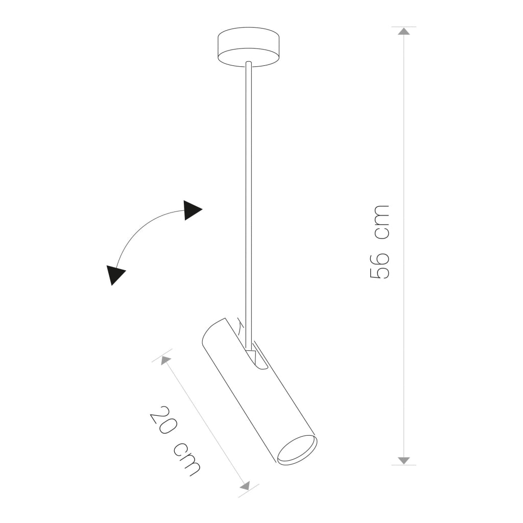 Spot soffitto Nowodvorski Eye Super bianco GU10 metallo