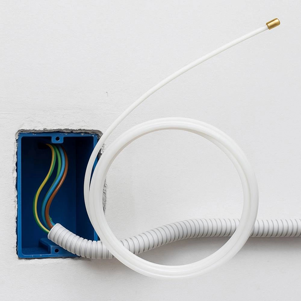 Ecova 31252 sonda passacavi professionale nylon bianco 5 metri