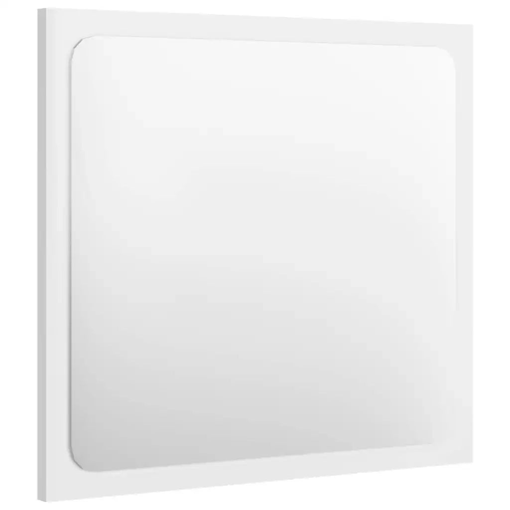 Set Mobili da Bagno | Armadio da bagno 2 pz Bianco Lucido in Legno Multistrato