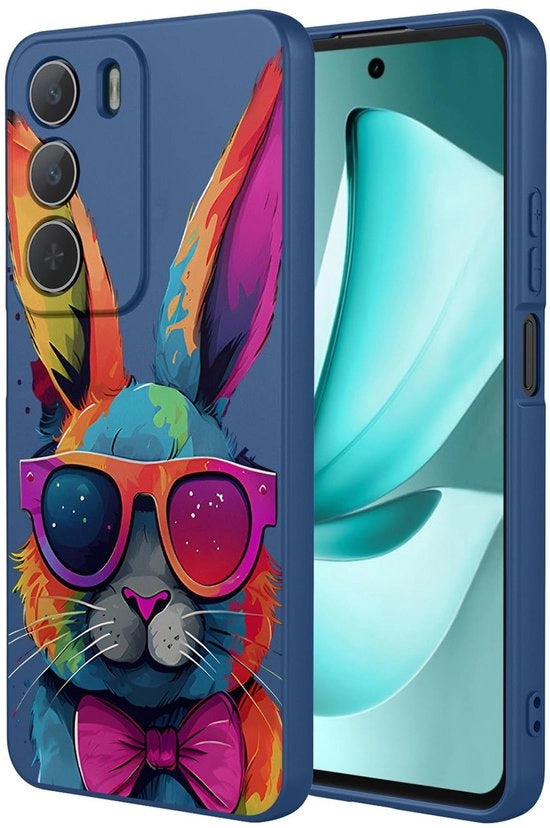 Coprioggetto in silicone resistente allo shock - spessore ridotto - resistente alle graffi - design elegante - compatibile con Realme C71 4G - copritelefono