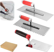 Set di cucchiai in acciaio inossidabile Allecto plus con spatola per intonaco e spatola per stucco.