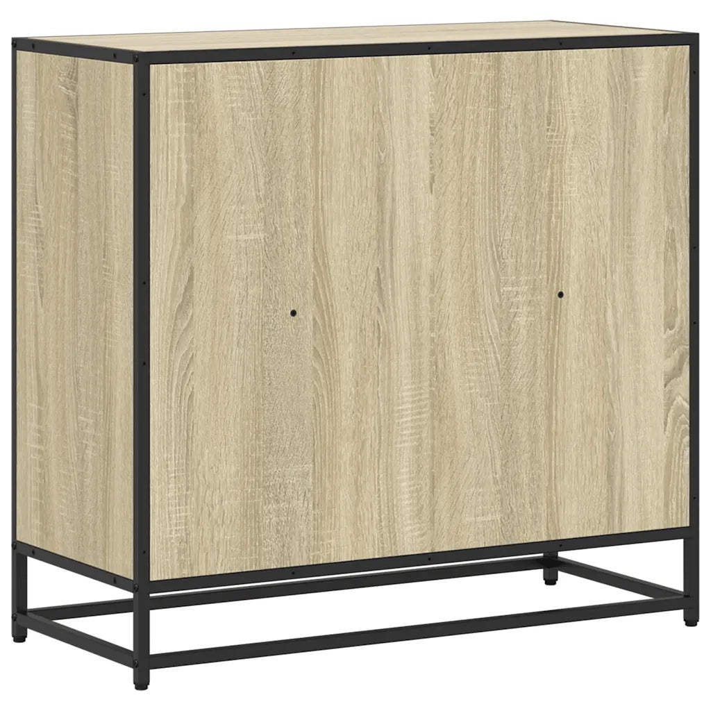 Libreria-Scaffale per Libri-Mobile di Stoccaggio Rovere Sonoma 80,5x35x76 cm in Legno Multistrato