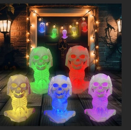 Decorazioni per Halloween - 5 pezzi di candele LED decorative