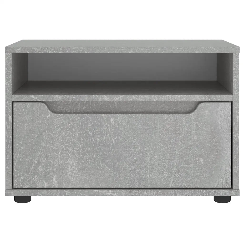 vidaXL Mobile TV VISNES Grigio Cemento 60x40x38 cm Legno Multistrato
