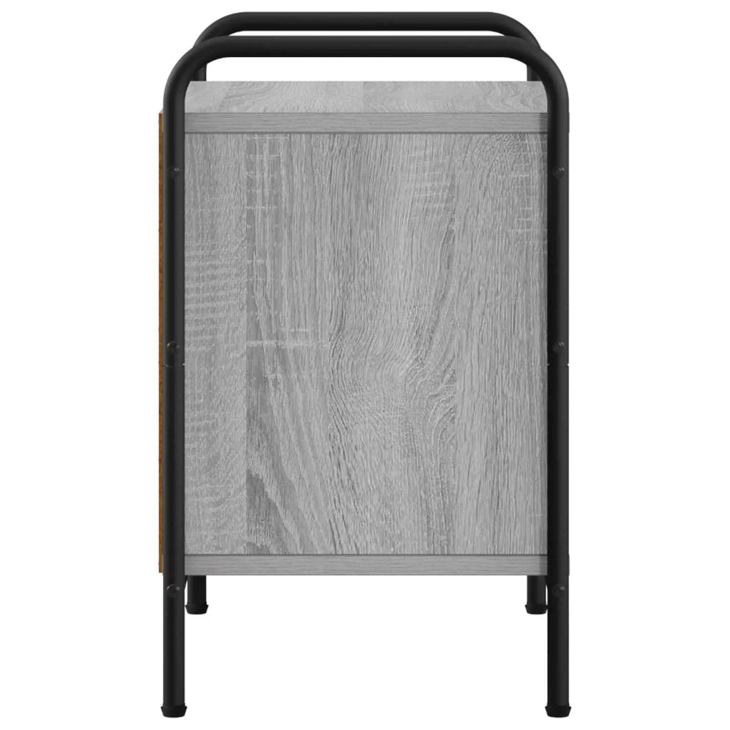 Armadio da Notte 2 pz Sonoma grigio 40 x 30 x 50 cm 8013525
