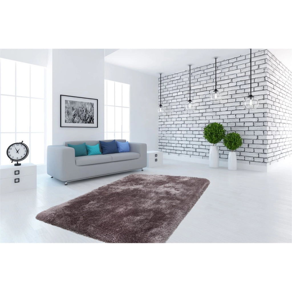 Tappeto a pelo lungo Cosy 100 argento 120x170 cm