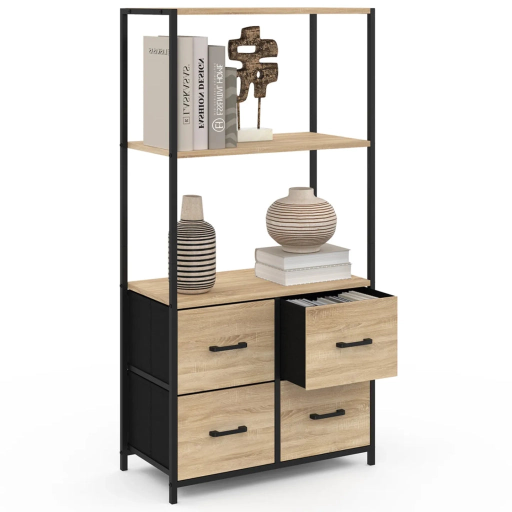 IDMarket - UTAH Armario 120 CM con 4 cajones