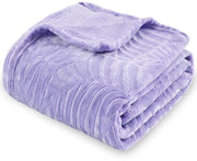 Fleece Plaid in Flanell con Disegno 3D, Leggero, Super Sovrappensiero, Plaid Caldo per Letto/Banchetto 150x200 cm, Blu Scuro