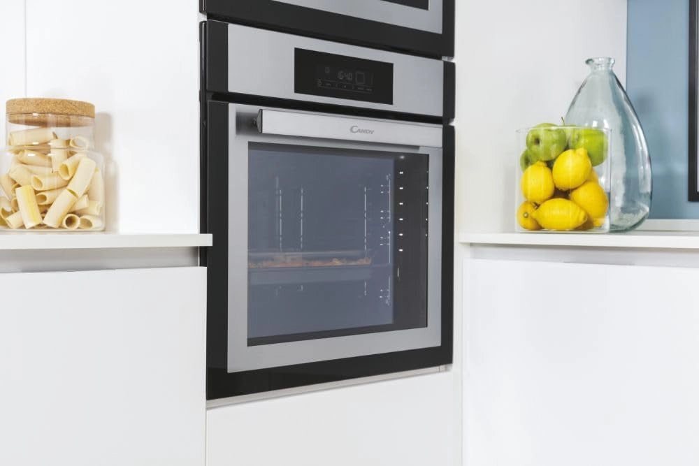Candy fcxne828x forno elettrico multifunzione maxi cavità 80 litri, classe a+, wi-fi, 9 funzioni