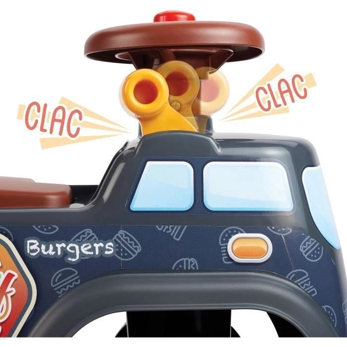 FALK - Food Truck Carrier - sedile apribile, volante con clacson, rimorchio e accessori