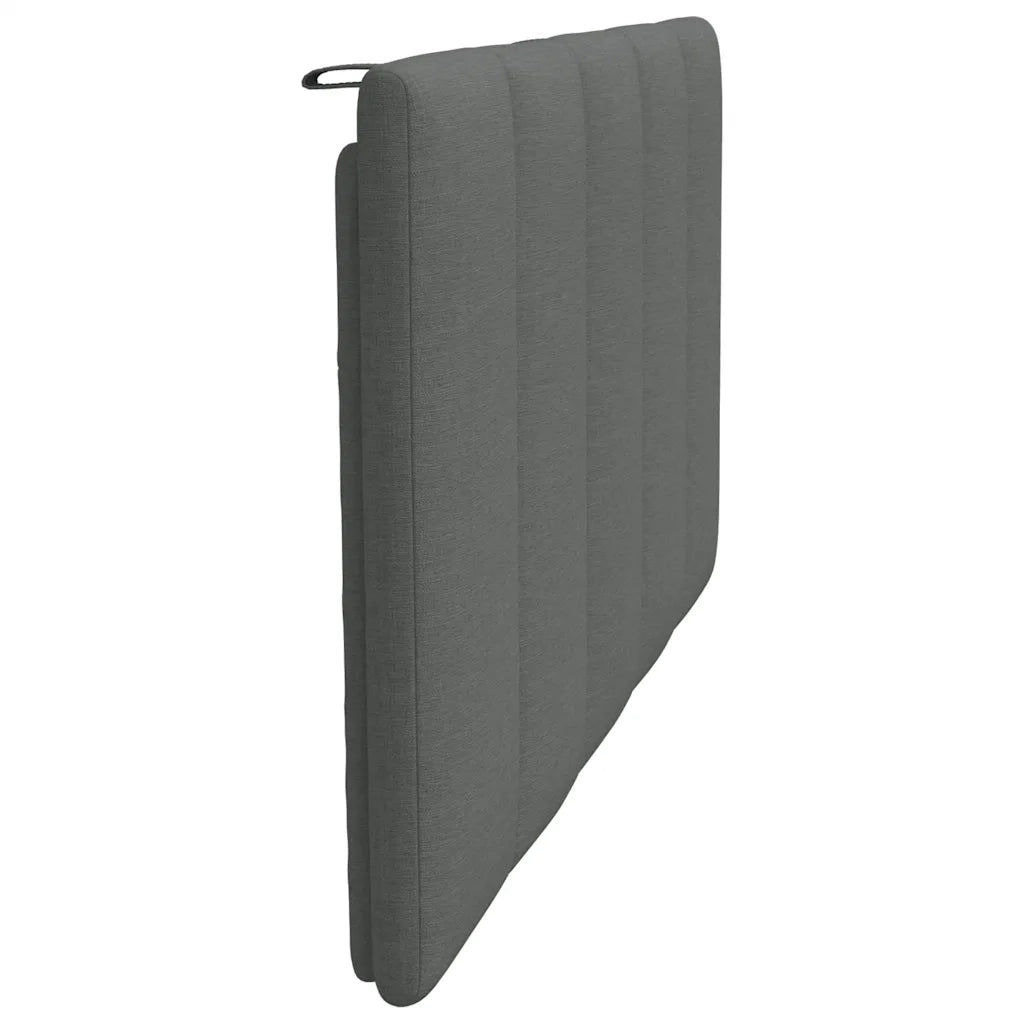 Cuscino Testiera Hanko Grigio Scuro 100 cm in Tessuto CFW9494586