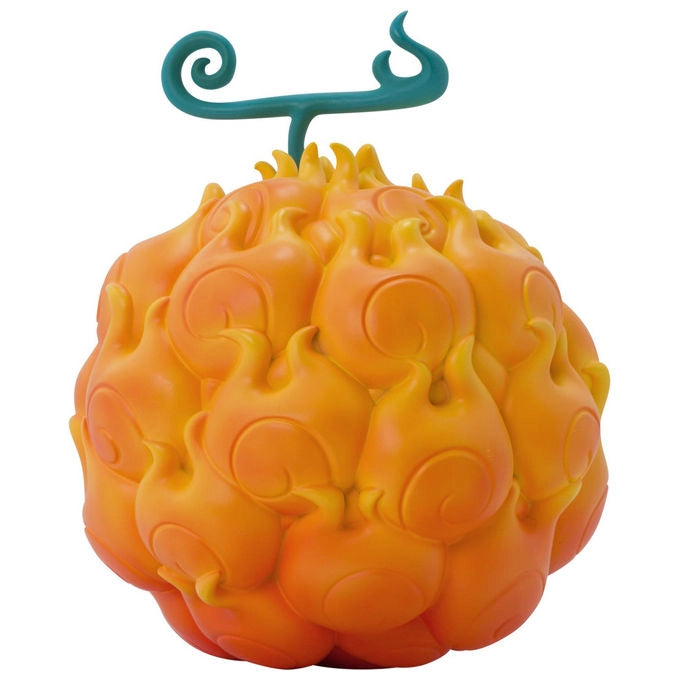 Abystyle ABYREP005 One Piece Replica Frutto Flame-Flame Mera Mera no Mi Resina scala 1:1 13 cm colore Arancione