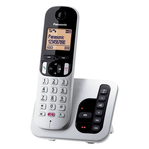 Panasonic kx-tgc260jts silver cordless dect con segret. - PNKX-TGC260JTS