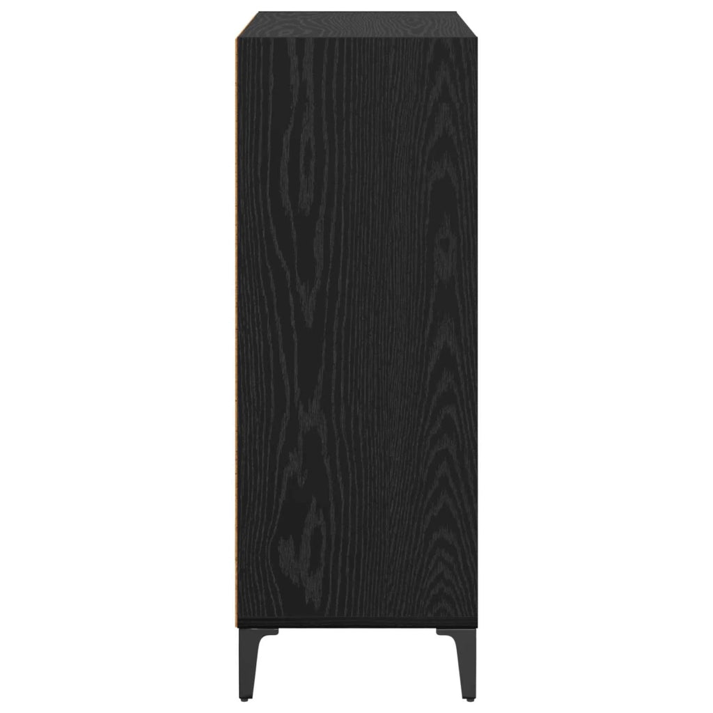 Credenza Rovere Nero 69,5 x 32,5 x 90 cm Legno multistrato 880712