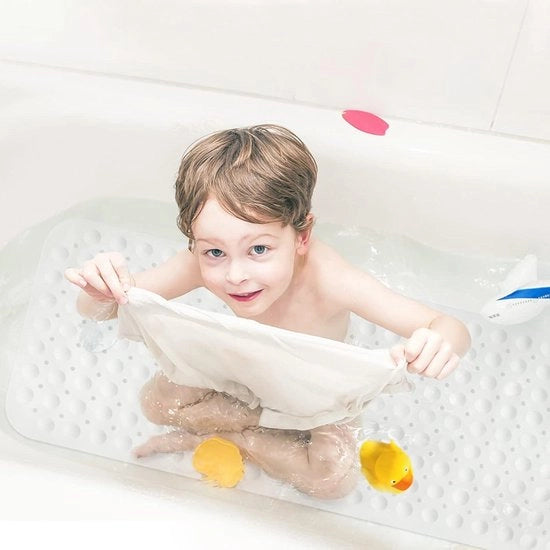 Pavimento antiscivolo lavabile 100 x 40 cm con fune e 2 ganci