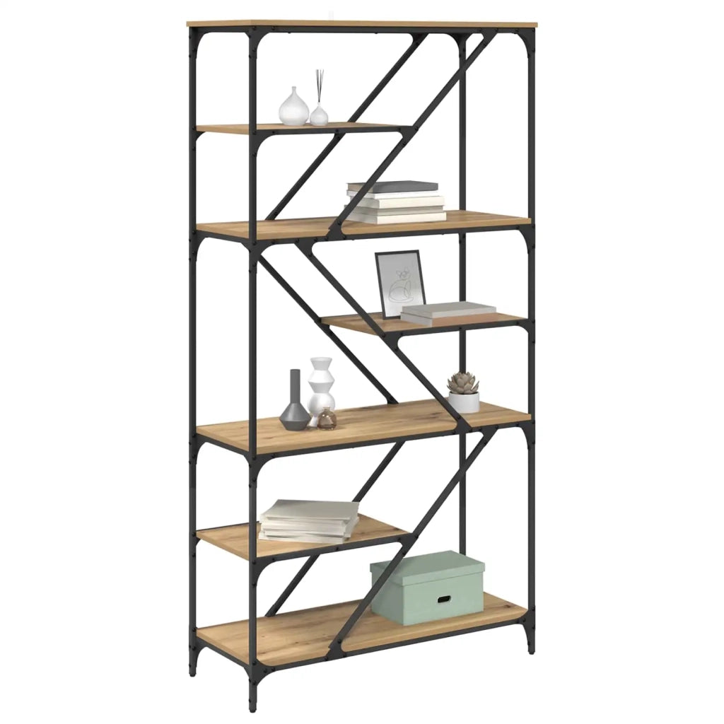 Libreria Rovere artigianale 91 x 36 x 176 cm Legno multistrato