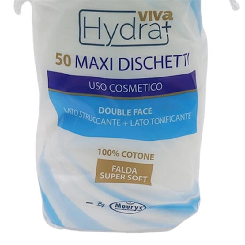 HYDRA VIVA+ COTTON DISC OVALI IN CONFEZIONE DA 50 PEZZI