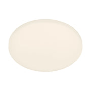 Plafoniera Moderna Case Plastica Bianco Opaco Led Integrato 12W 3000K