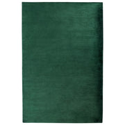 Tappeto a pelo corto in viscosa verde scuro 200 x 300 cm pelo corto capitonné moderno
