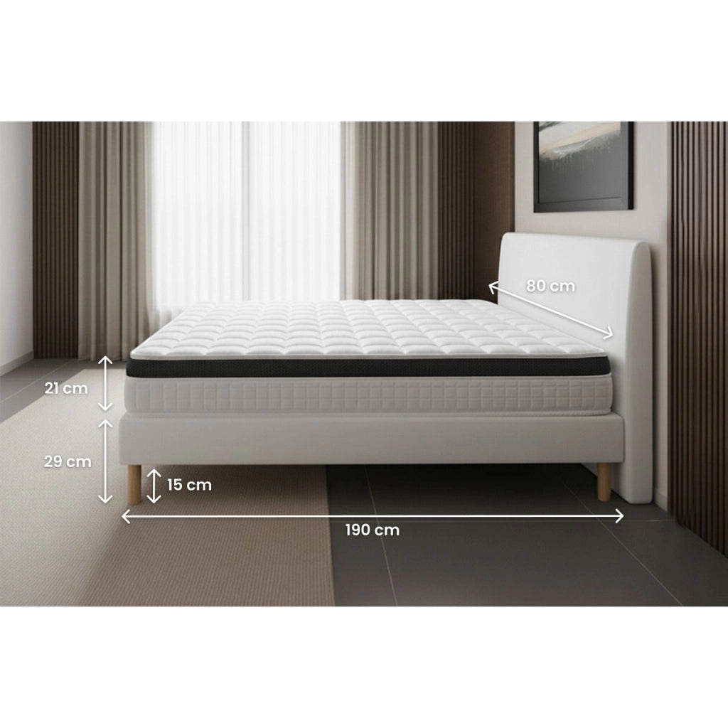 Set materasso e base 80x190 cm - Superior