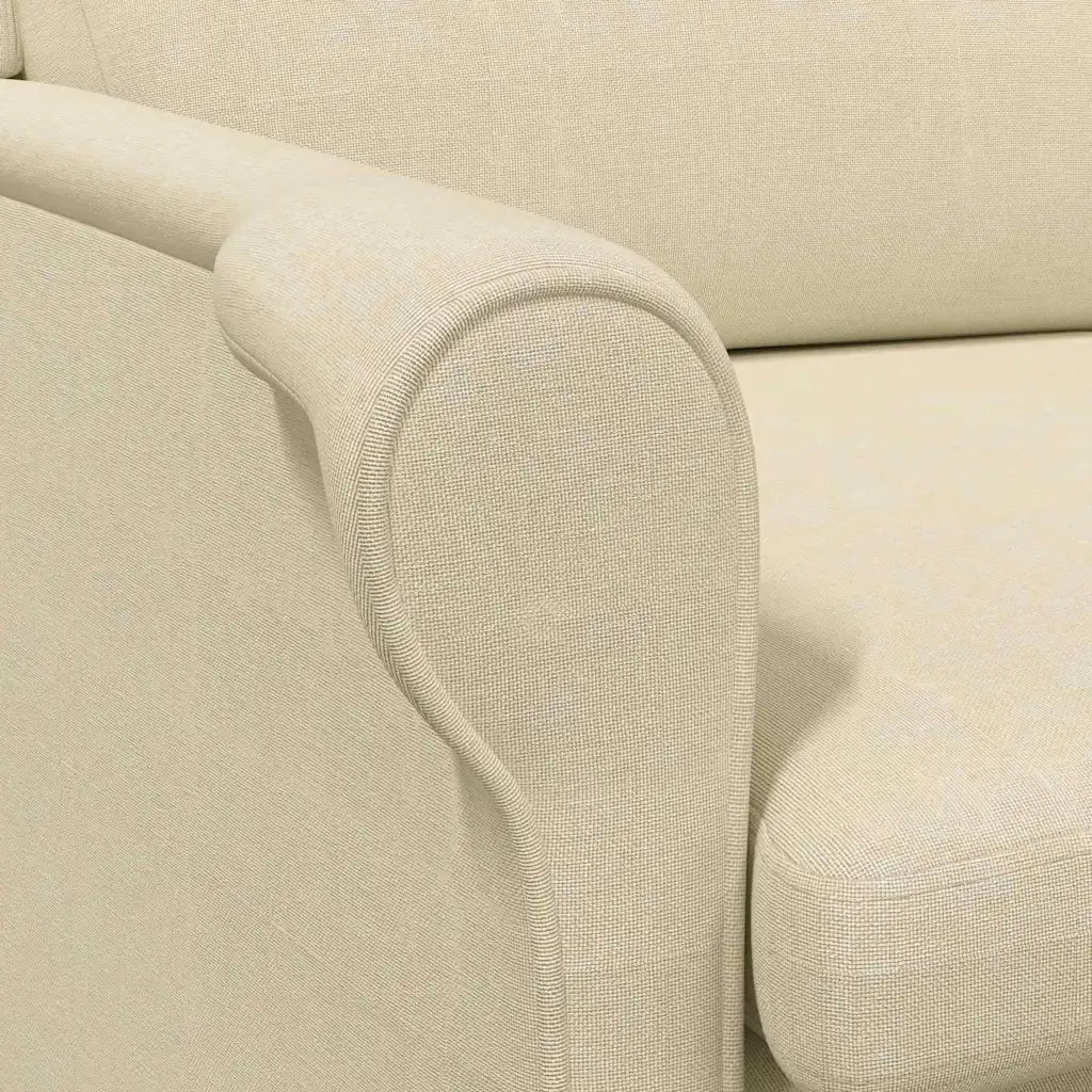 Poltrona-Poltroncina-Divano Sedia Crema Tessuto 869746