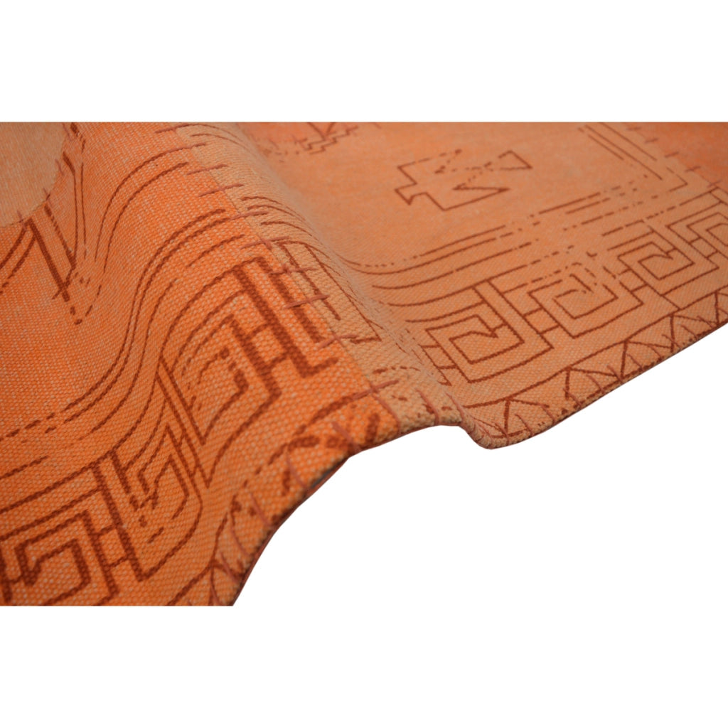 Tappeto Vintage Lyrical 200 Patchwork in Cotone Arancio