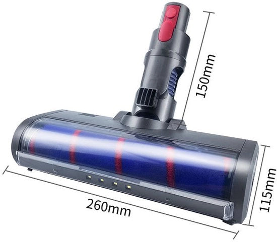 Aspirapolvere elettrico per pavimento - Adatto per accessori aspirapolvere - Codice prodotto: 123456, Modello: VTB-001 - Potenza: 20W - Velocità: 3000 rpm - Lunghezza cavo: 1,5 m - Peso: 0,5 kg - Dimensioni: 25x10x5 cm