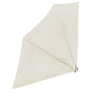 Tenda da sole laterale retrattile/schermo privacy per patio giardino terrazza balcone 140 x 140 cm crema 02_0007055