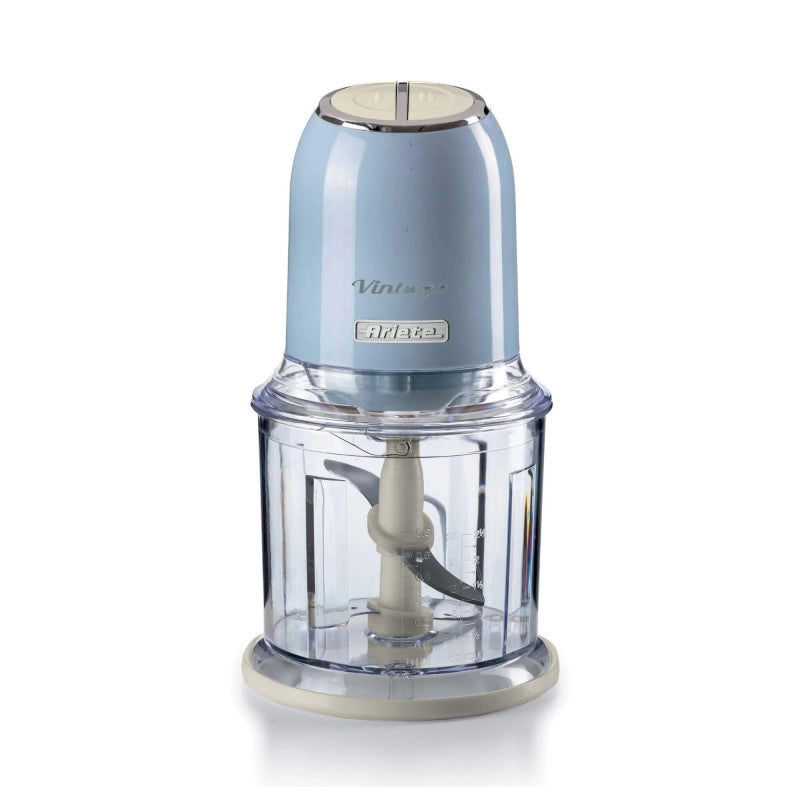 Tritatutto Vintage - 2 Velocità - 4 Lame Acciaio Inox - 400W - Beige