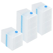Sacchetti per Stoccaggio 50 pz Trasparente e Blu 70 x 50 cm CFW7637672