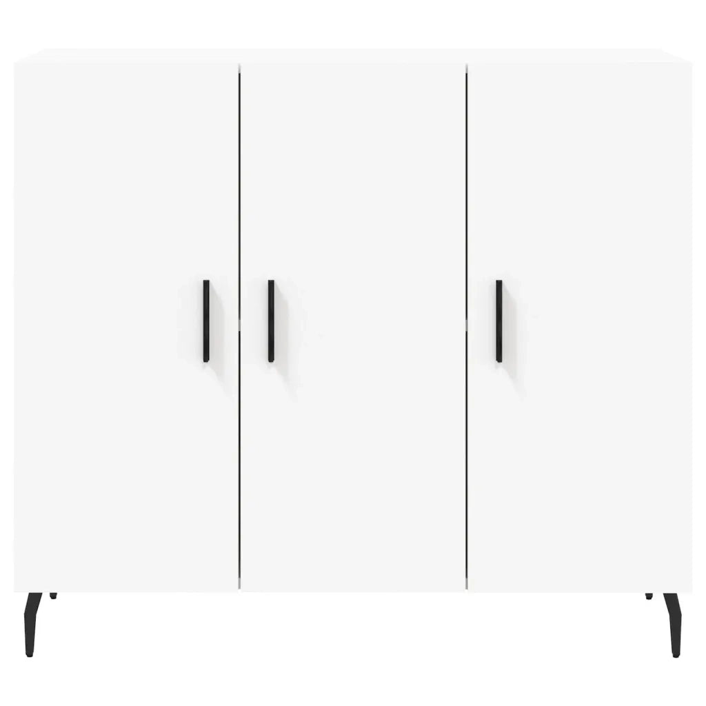 Credenza | Madia | Buffet da pranzo | Armadio da pranzo Bianca 90x34x80 cm in Legno Multistrato