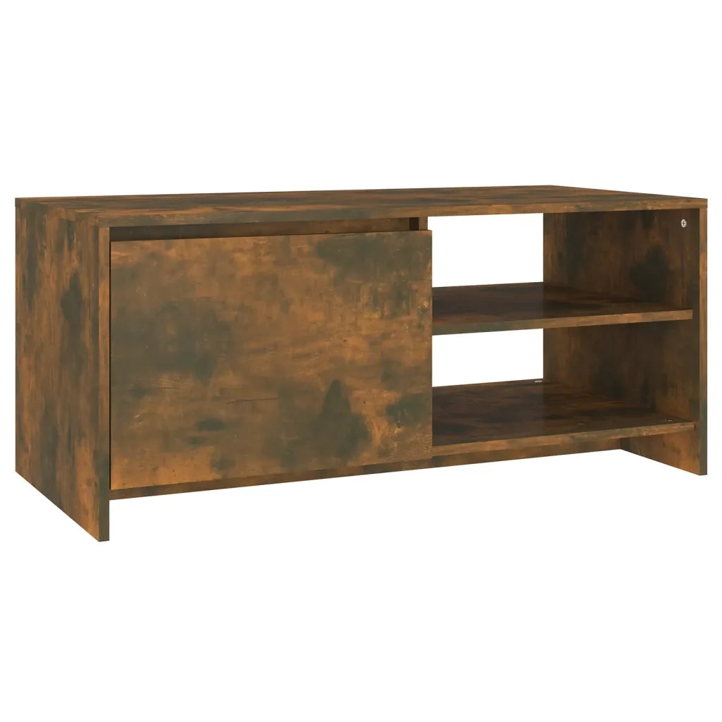 Tavolino da salotto | Tavolino da caff¨¨ | Tavolino da Soggiorno Rovere Fumo 102x50x45 cm Legno Multistrato