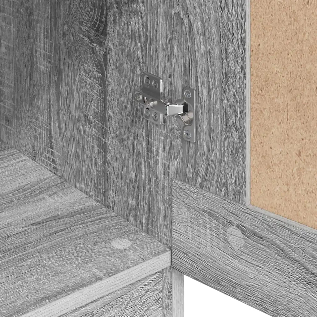 Armadio Grigio Sonoma 82,5x51,5x180 cm in Legno Multistrato 826639