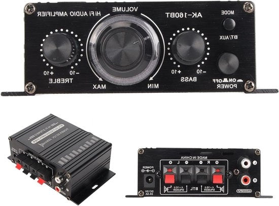 Elettrofiacimento HiFi Digitale Elettrofiacimento Bluetooth 5.0 Qualità di Suono Chiara Costruzione in Lega di Alluminio 20Hz - 20KHz 12V Universale per Auto e Casa.