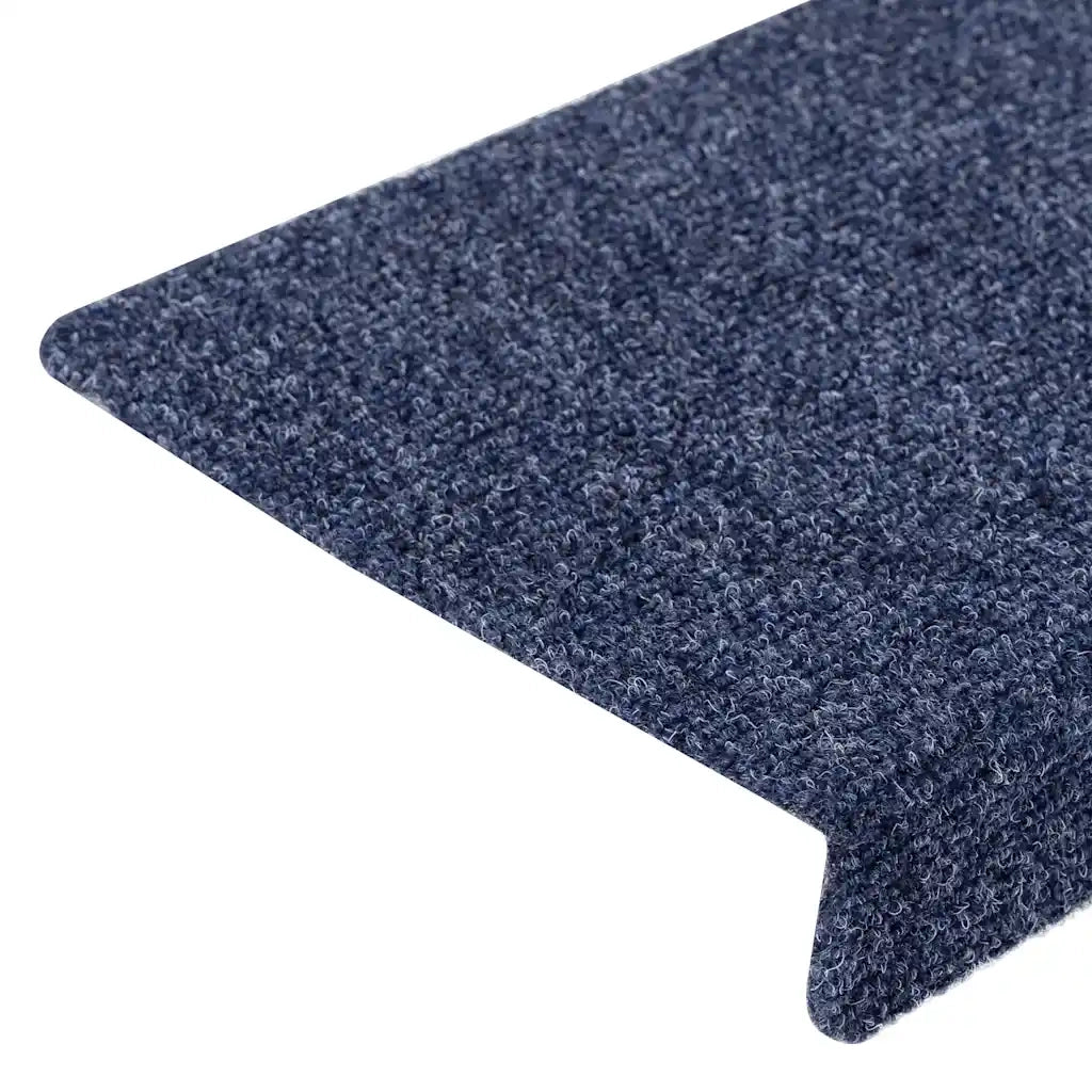 vidaXL Tappetini per scale autoadesivi 20 pz 65x21x4 cm Antracite Bordo rettangolare