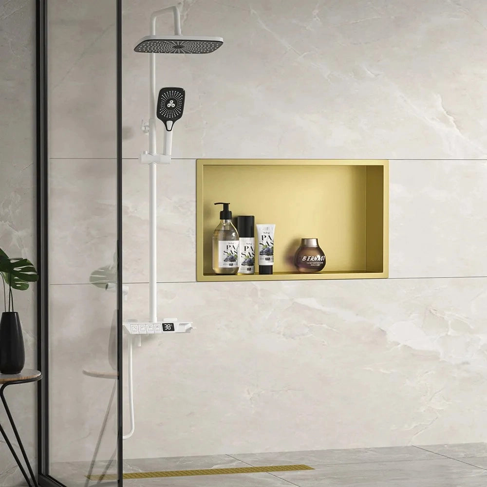 Mensola Bagno 30x45 Gold Brush