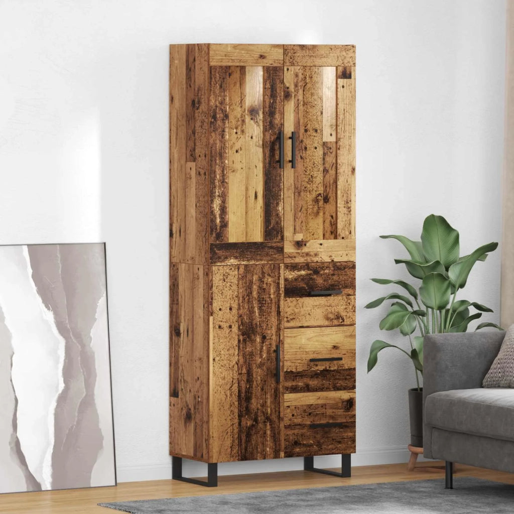 Credenza Legno vecchio 69,5 x 34 x 180 cm Legno multistrato 3415828