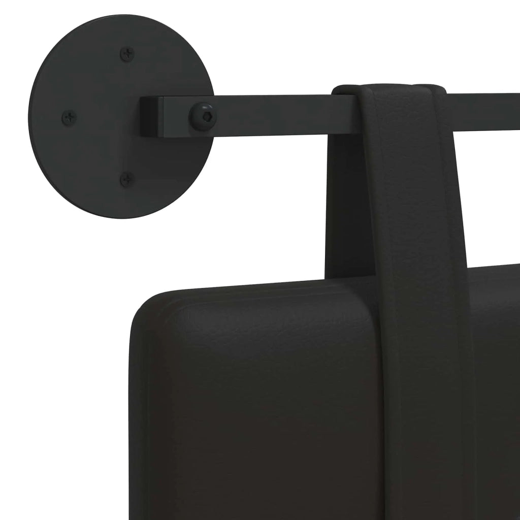 Testiera | Testata sospesa Nero Pelle Sintetica