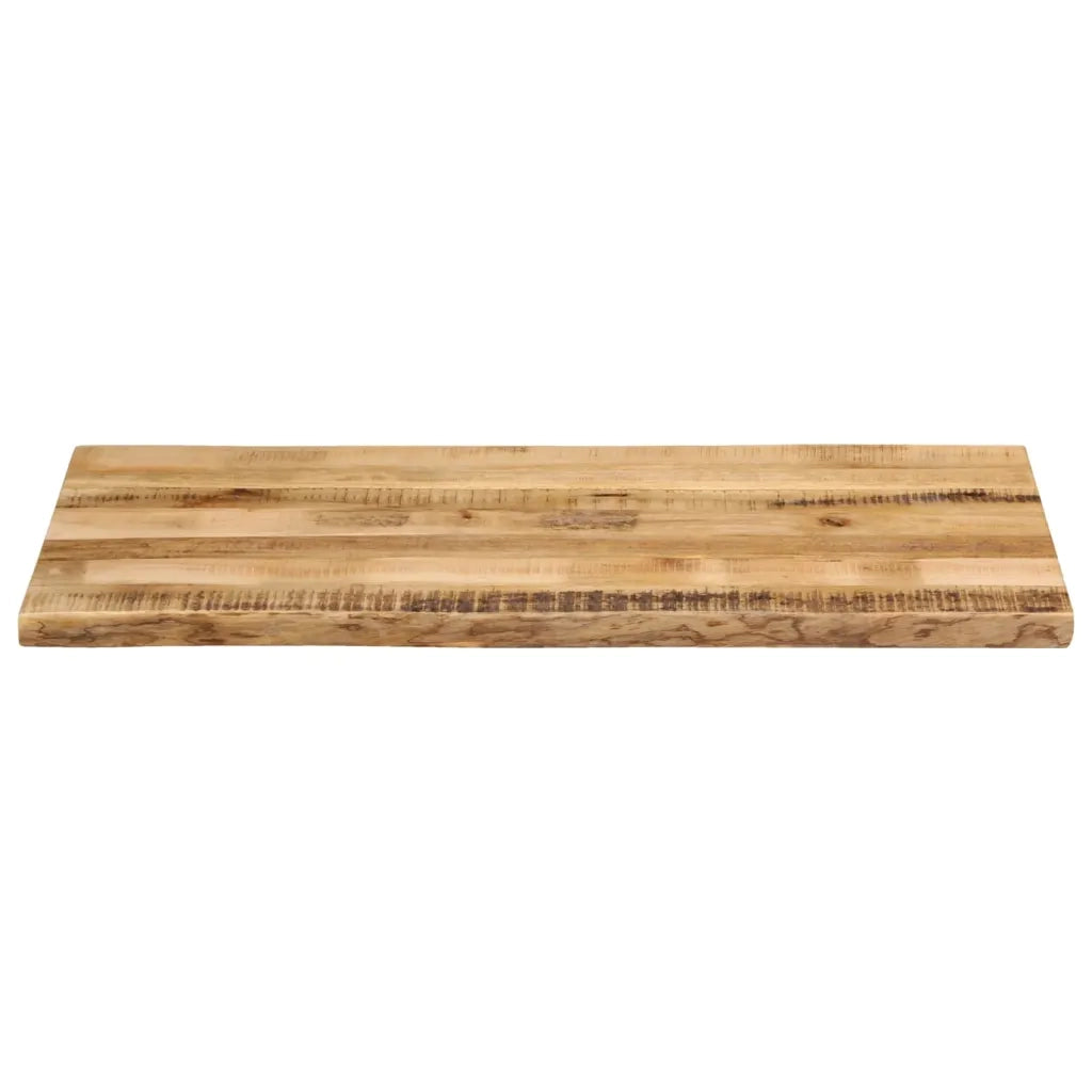 vidaXL Piano Tavolo Bordi Vivi 110x60x2,5 cm Legno di Mango Grezzo