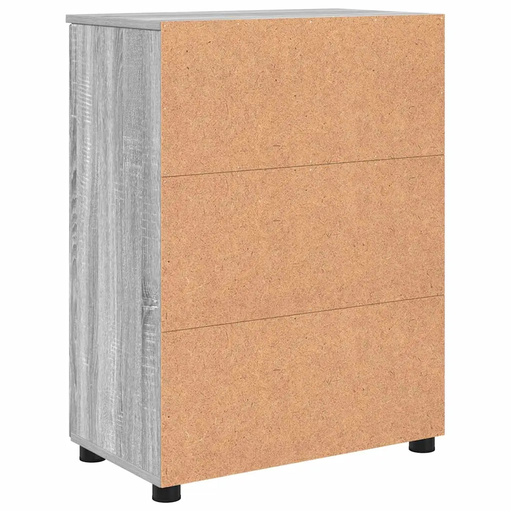 Mobile da Bagno con archiviazione Grigio Sonoma 60 x 35 x 80 cm 883310
