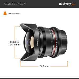 8/3,8 Fisheye II Video APS-C Nikon F