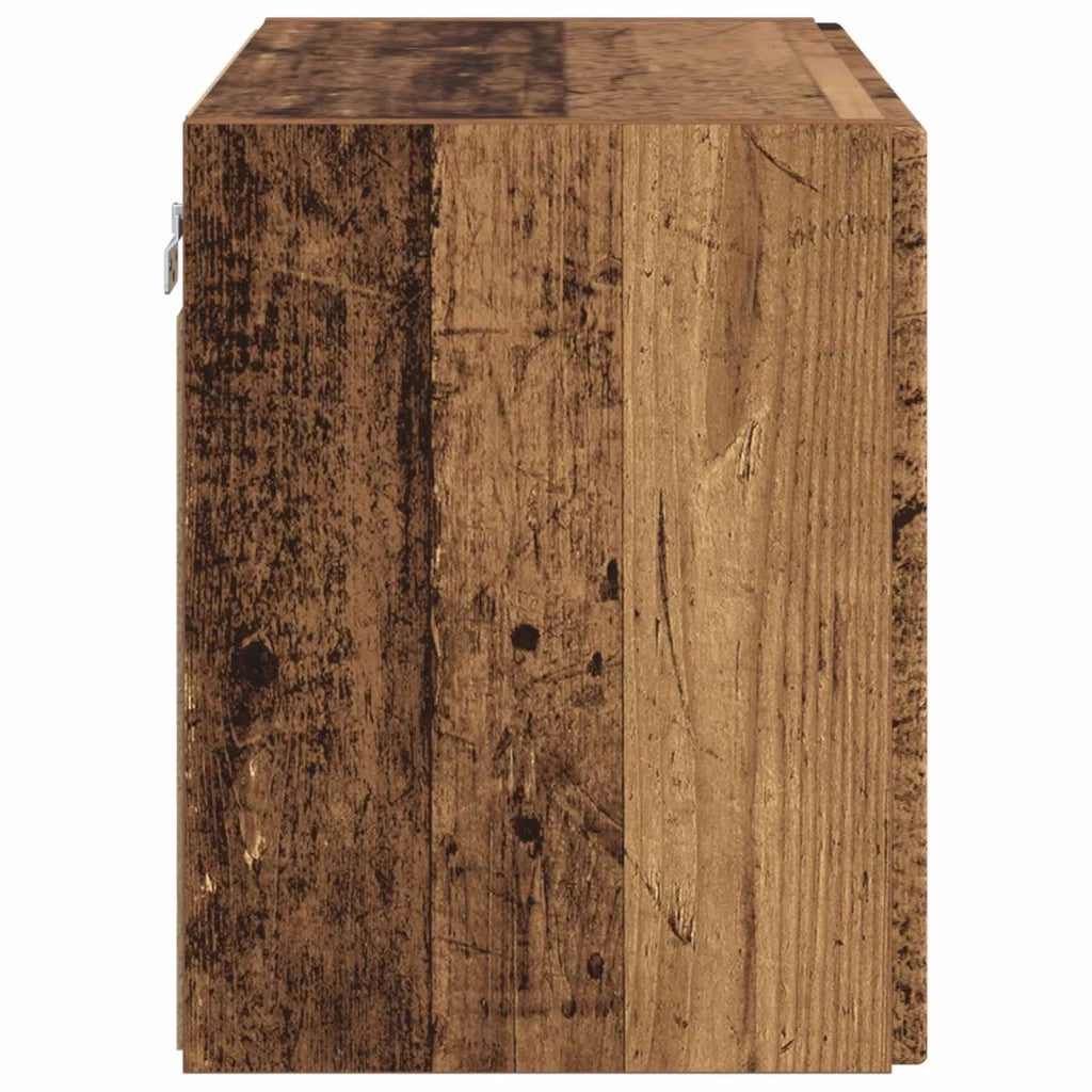 Mobile TV da parete Legno vecchio 59,5 x 31 x 40 cm 892345