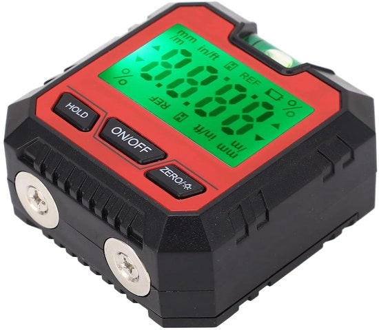 Livello Acquatico Digitale - Misuratore di Angolo Preciso - Disegno Magnetico - Display Visuale - Funzionale Multifunzionale - Interfaccia a Tasti